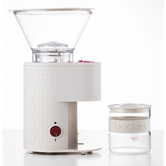 Moulin électrique 150W blanc Bodum - Malongo