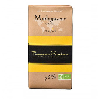 Barra de chocolate Pralus de Madagascar