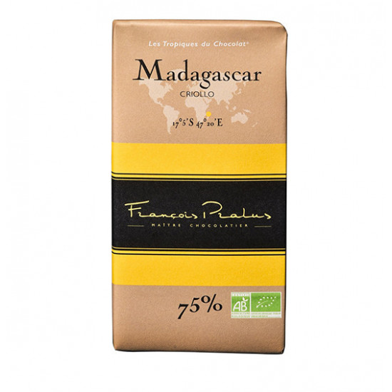Barra de chocolate Pralus de Madagascar