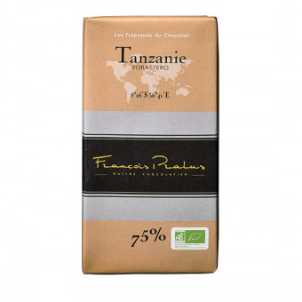 Barra de chocolate Pralus de Tanzania