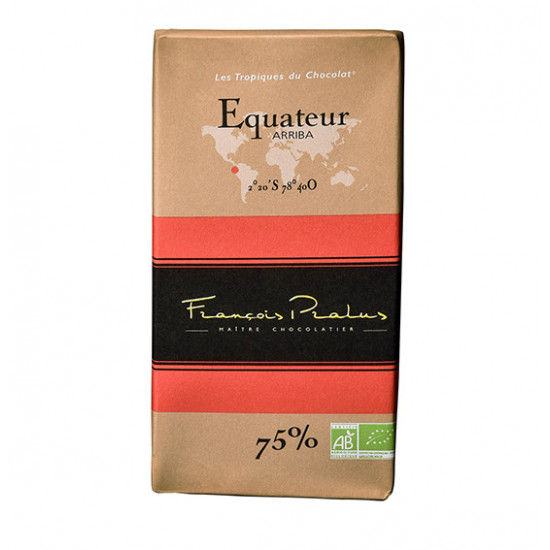 Barra de chocolate Pralus de Ecuador