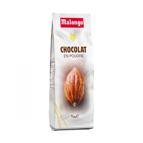 Chocolate en polvo con azúcar