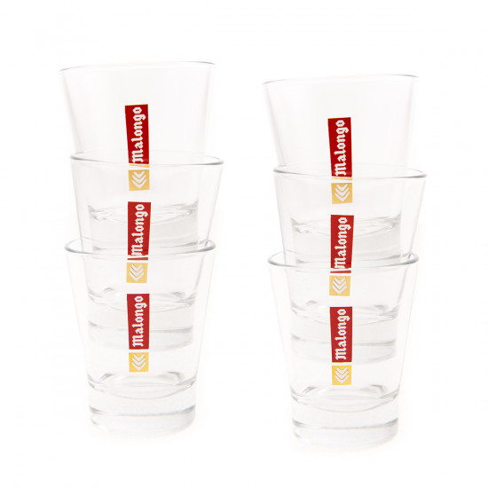 Seis vasos para expreso Malongo