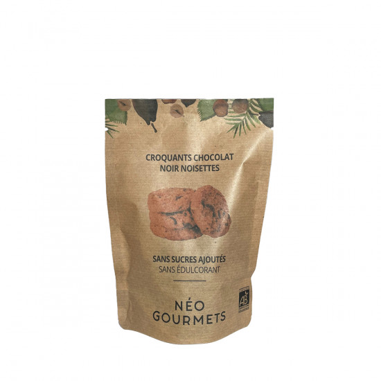 Sablés Chocolat noir noisettes 100g