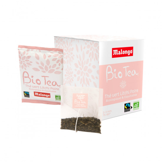 Sachets Thé vert Litchi  Poire