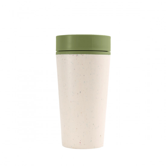 Mug da viaggio 22,7cl Circular&Co bianco-verde
