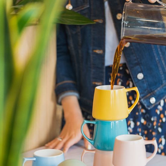 Mug Aroma Origami bleu