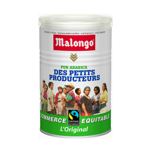  Malongo Des Petits Producteurs Coffee. Fairtrade, Medium Roast  Arabica Coffee In A Vacuum Sealed Can with 8.8 Oz. Of Ground Coffee :  Grocery & Gourmet Food