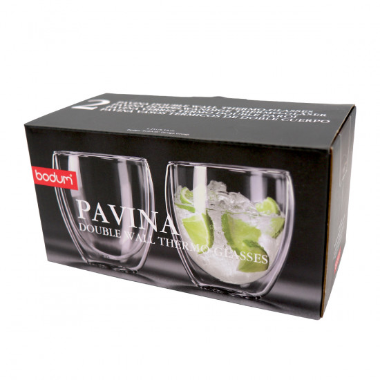 BODUM® - Verres double paroi PAVINA - 2 pièces 0,25 L