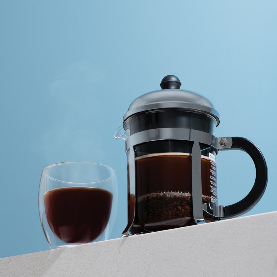Caffettiera a stantuffo Bodum Chambord inox 4 tazzine