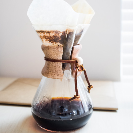 Cafetière Chemex pour 6 tasses en verre 850 ml - Malongo