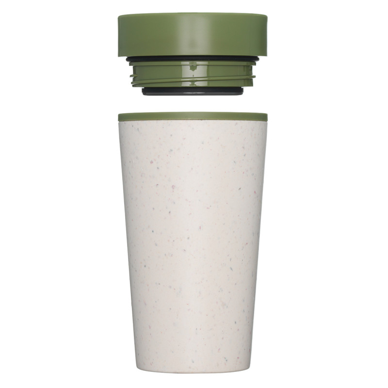 Mug da viaggio 350ml Circular&Co nero e giallo
