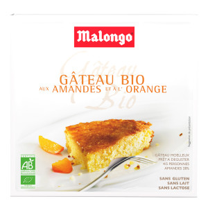 Pastel de almendras y naranja