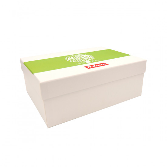 Caja regalo árbol de cartón mate