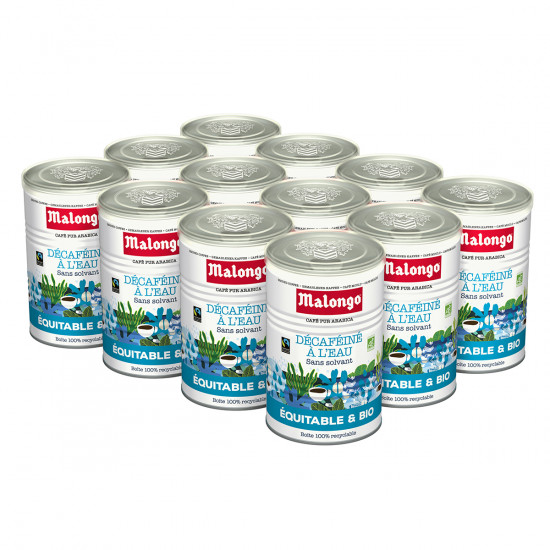 Café moulu Déca Aqua - Lot de 12 boites