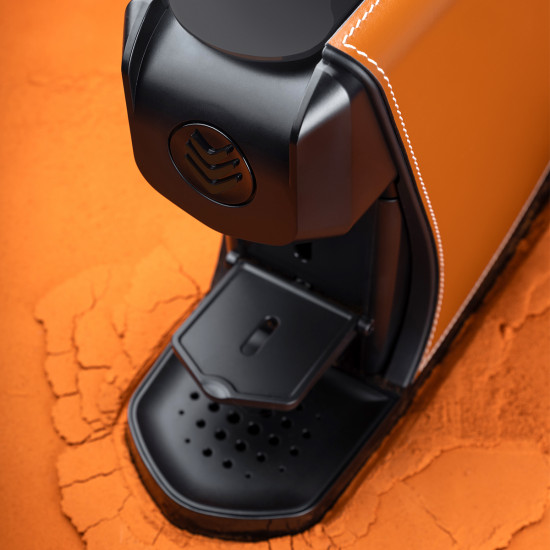 Cafetera monodosis EOH edicion cuero camel