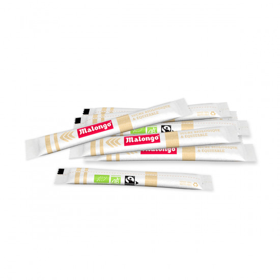 80 bûchettes de sucre ambré 3g