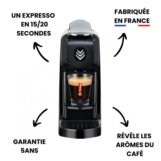 Macchina per caffè Espresso EOH nero opaco
