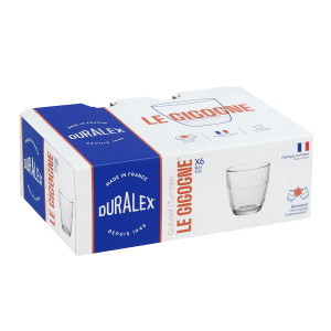 6 verres expresso Duralex Gigogne 9cl