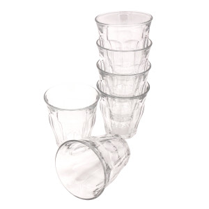 Lote de 6 vasos de expresso Duralex Picardie 9cl