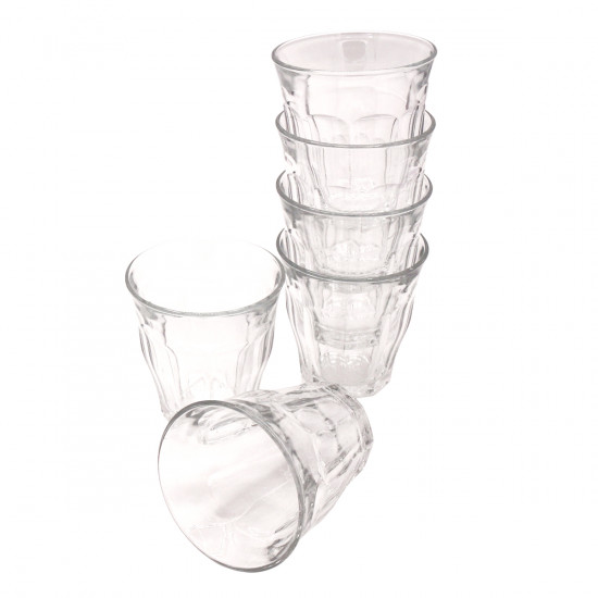 6 verres expresso Duralex Picardie 9cl