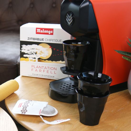 Lote de 6 vasos de expresso Duralex Picardie 9cl - negro