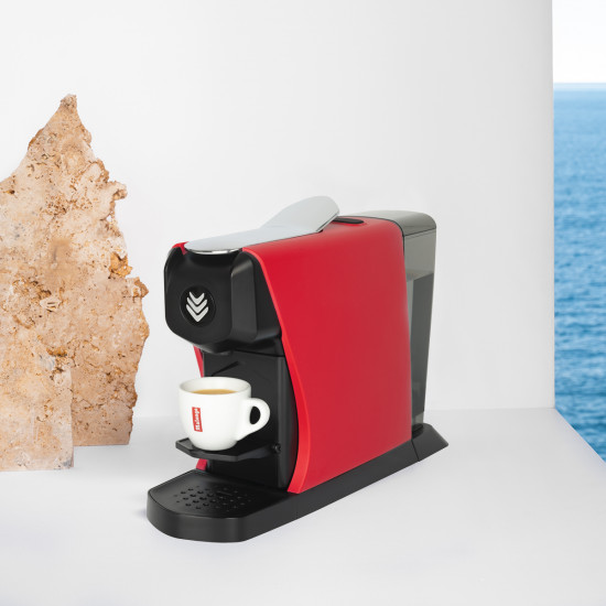 Macchina per caffè Espresso EOH rosso opaco