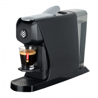 Machine expresso EOH noire brillant profil