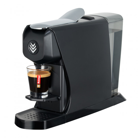 Machine expresso EOH noire brillant profil