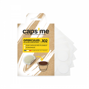 Opercoli CAPS'ME compatibili con Nespresso - 102 unità
