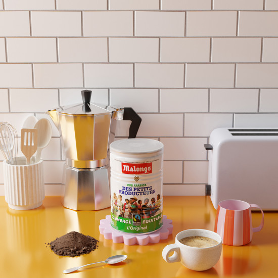 Café molido Petits Producteurs L'original - 12 cajas