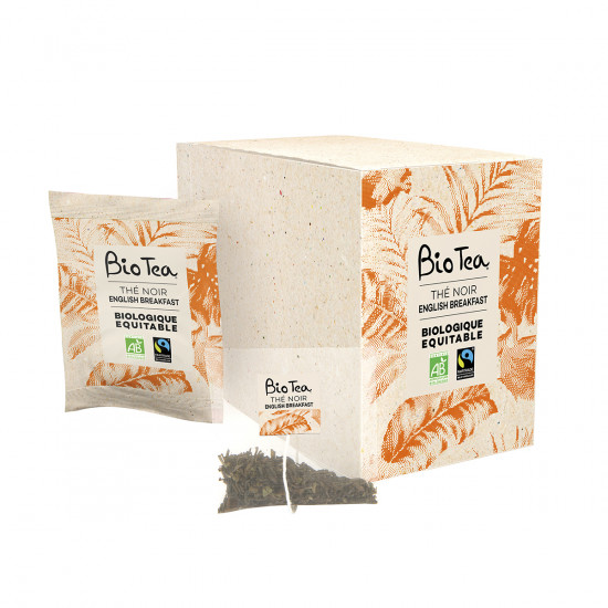 Thé noir English Breakfast bio en sachet