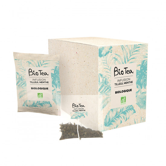 Infusion Tilleul Menthe bio en sachet