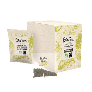 Thé vert Gunpowder bio en sachet