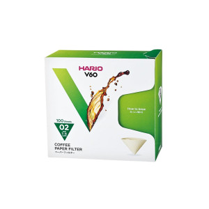 100 filtres Hario V60 1-4 tasses