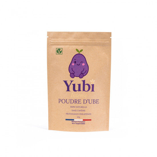 Ube latte biologico