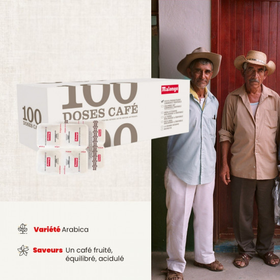 Café Petits Producteurs - 100 monodosis