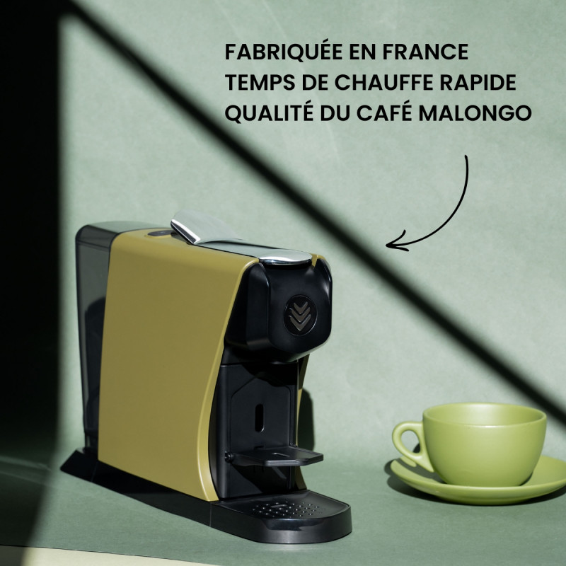 Expresso Dosettes Papier Machine à Café Malongo EOH - Expresso Dosette Papier, Made In France Expresso Dosette Malongo Eoh Blanc Made In France