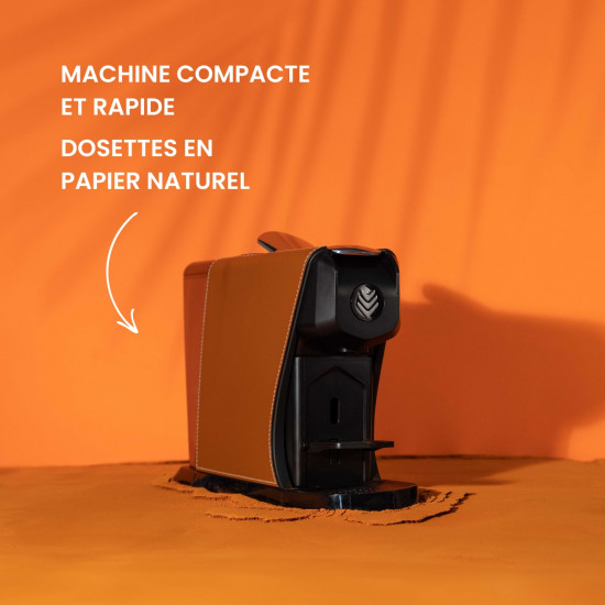Machine Expresso EOH Cuir Camel