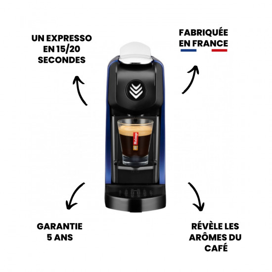 Offre Machine Expresso EOH bleu nuit