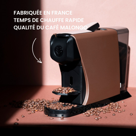 Oferta cafetera monodosis Expresso EOH marrón