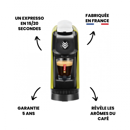 Cafetera monodosis EOH oliva mate