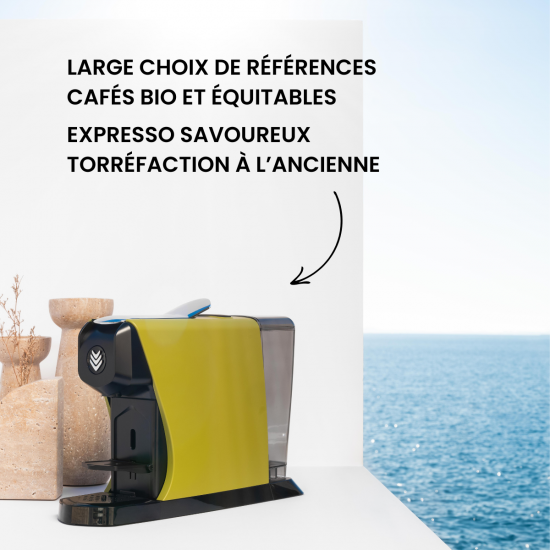 Cafetera monodosis EOH oliva mate