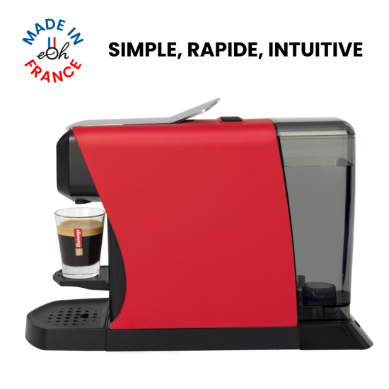 Offerta Macchina per caffè Espresso EOH rosso opaco