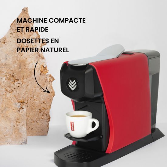 Offerta Macchina per caffè Espresso EOH rosso opaco