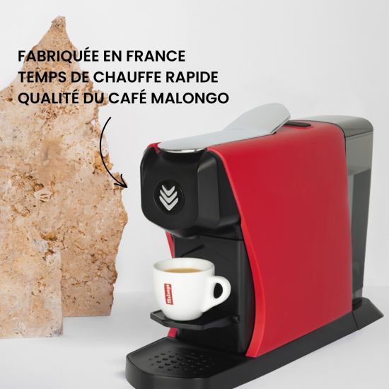 Offerta Macchina per caffè Espresso EOH rosso opaco