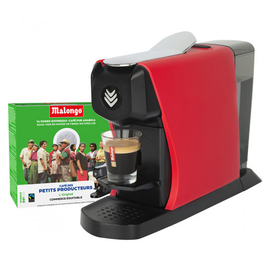 Offerta Macchina per caffè Espresso EOH rosso opaco