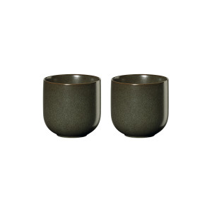 Set 2 mugs "NORI" 0.2L ASA – verde mate