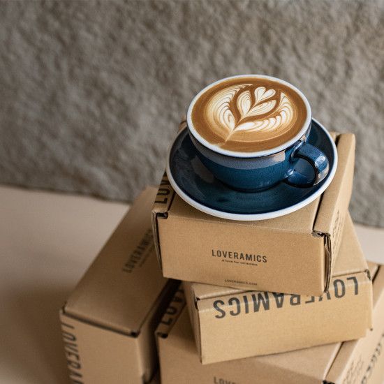 Taza y platillo filtración 0,25L – azul noche