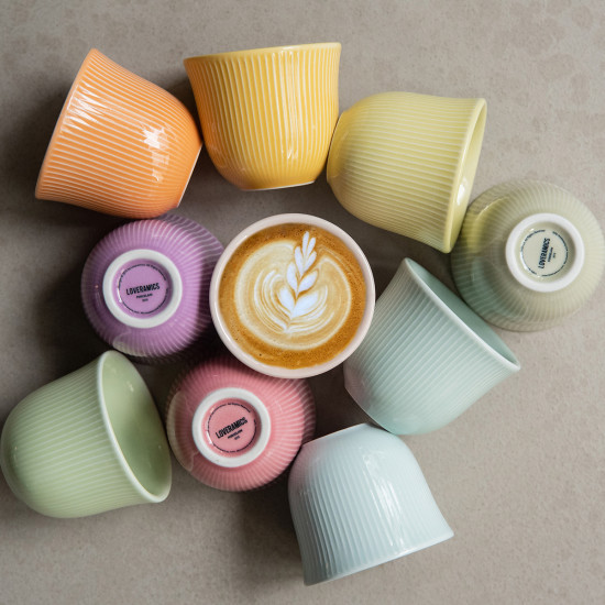 Taza 250 ml grabada Loveramics - amarillo